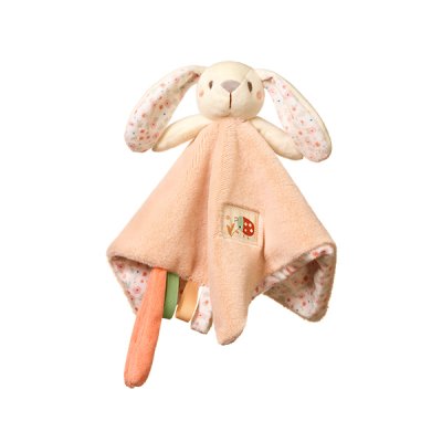 BABYONO Leżaczek i kocyk 2 w 1 Baby Bunny 0m+