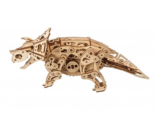 Ugears Puzzle 3D de madera mecánico Triceratops
