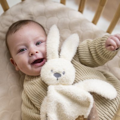 NATTOU Mazlíček mini Lapidou Teddy Glow vanilkový 35 cm, 0 m+
