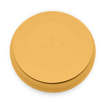 PETITE&MARS Placa de silicone com ventosa TAKE&MATCH Ocre Intenso 6m+