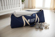 Großer Reisesack für Bettgitter Monkey Mum® - dunkelblau