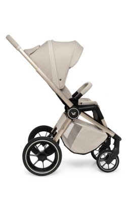 MUUVO SET Kinderwagen 4in1 Quick Boho Beige Set + CBX By CYBEX Aton B2 i-Size + Basis