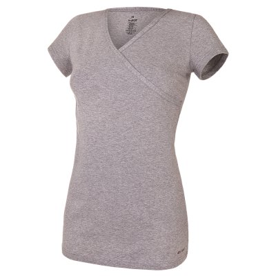 T-shirt da donna KR sottile Outlast® - mélange grigio