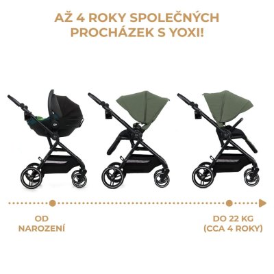 KINDERKRAFT SELECT Sportwagen Yoxi Mystic Groen