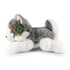 Rappa Plyšový pes husky ležiaci 20 cm ECO-FRIENDLY
