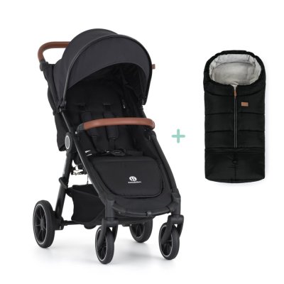 PETITE&MARS Kočárek sportovní Street2 RWS Oak Perfect Black + PETITE&MARS fusak Jibot
