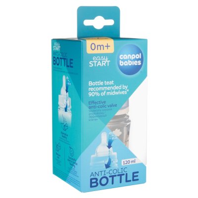 CANPOL BABIES Weithalsflasche Bonjour Paris 120 ml blau