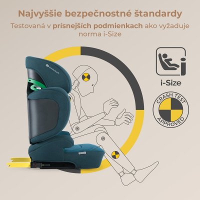 KINDERKRAFT SELECT Bilbarnstol i-Size XPAND 2 i-Size 100-150 cm Harbor Blue, Premium