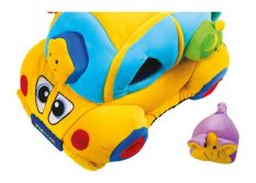 small foot Voiture en tissu avec formes à insérer