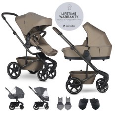EASYWALKER Set XL cochecito combinado Harvey NXT con accesorios Mocha Brown