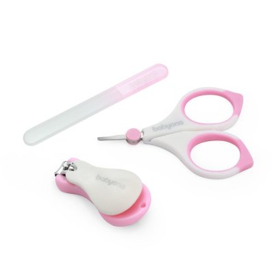 BABYONO Maniküre-Set für Kinder rosa