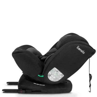 LIONELO Seggiolino Auto Bastiaan i-Size (40-150 cm) Black Grey