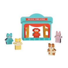 Petit Collage Fingerpuppen-Theater Set