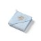 BABYONO Kapuzenhandtuch Bamboo blau 100x100 cm