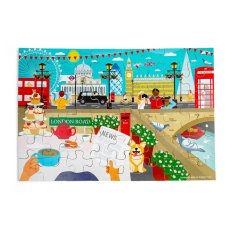 Bigjigs Toys Puzzle de sol en bois Londres