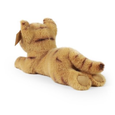Rappa Plyschkatt Liggande Brun 20 cm ECO-FRIENDLY