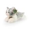 Rappa Gato de peluche tumbado gris 20 cm ECO-FRIENDLY