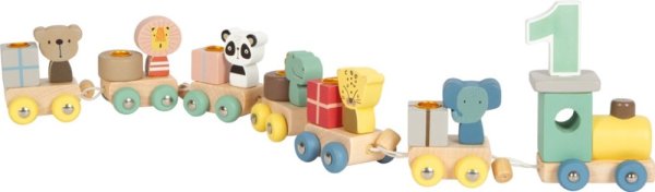 small foot Houten Verjaardagstrein met Dieren