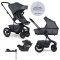 EASYWALKER Kombikinderwagen Harvey⁵ Premium 2v1 Mineral Grey LITE AIR + CYBEX Aton B2 i-Size