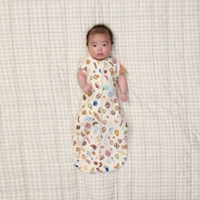 ERGOPOUCH Inbäddning och sovsäck 2-i-1 Cocoon Bon Appetit 6-12 m, 8-10 kg, 0,2 tog