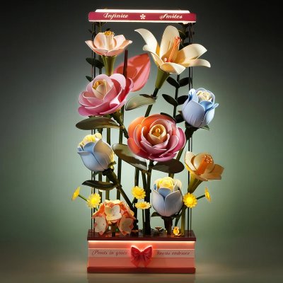 Puzzle 3D RoboTime Boîte à fleurs