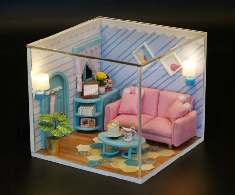 2Kids Toys minijatura kućice Sunčana dnevna soba