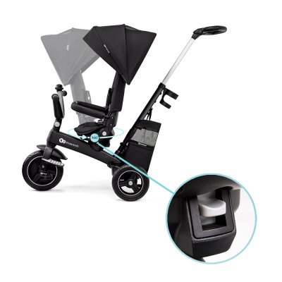KINDERKRAFT SELECT Dreirad Easytwist Black, Premium