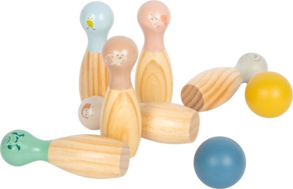 small foot Jogo de Bowling de Madeira Garden Buddies