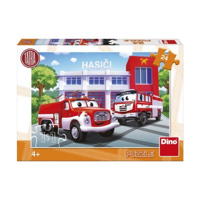 Dino Puzzle Tűzoltók 24 darabos