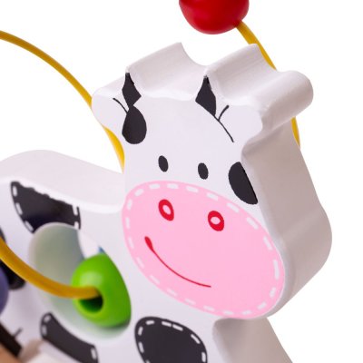 Bigjigs Baby Motorik Labyrinth Schaukel Kuh