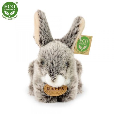 Rappa Plyschkanin mörkgrå liggande 17 cm ECO-FRIENDLY