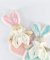 Doudou Geschenkset - Spielzeug Türkisfarbener Freund Hase 24 cm