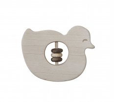 Wooden Story Rattle - Baby Duck