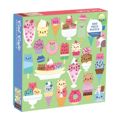 Mudpuppy Puzzle Cat Patisserie 500 pieces