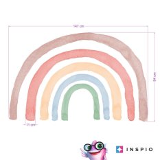 Adesivo de parede para quarto infantil - RAINBOW