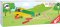 small foot Minigolf pazzo con talpa bocca aperta