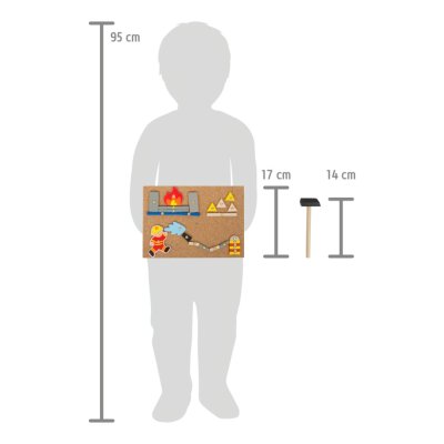 small foot Kreatywna gra wbijania Hasiči