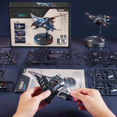 RoboTime 3D mechaniczna układanka Manta Ray