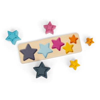 Bigjigs Toys Csillagok formaberakó puzzle