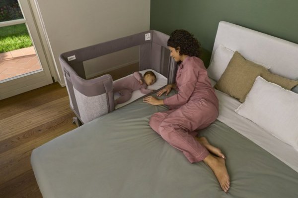 CHICCO Bed Next2Me Forever - Moon Grey