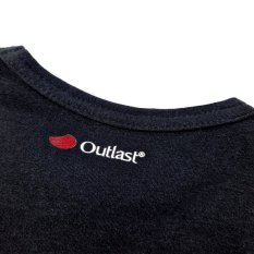 T-Shirt dünn KR Outlast® - schwarz