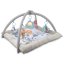 CANPOL BABIES Pătură de joacă educativă de pluș cu trapez Safari 0m+