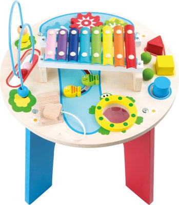small foot Motorik-Musik-Tisch 2in1 aus Holz