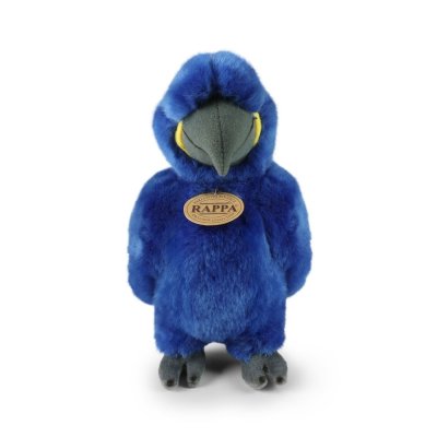 Rappa Pluche blauwe papegaai Hyacintara 25 cm ECO-FRIENDLY