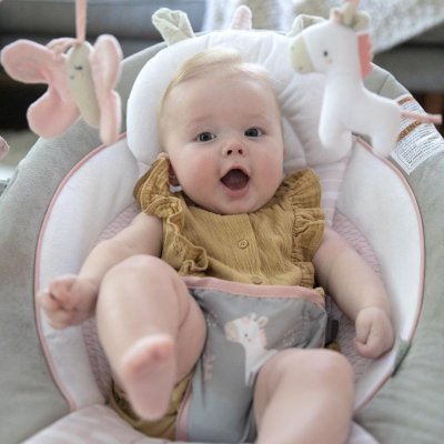 INGENUITY Espreguiçadeira Vibratória com Melodia Flora the Unicorn™ 0m+ até 9 kg