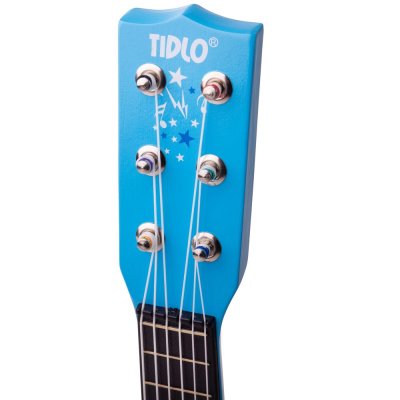Tidlo Holzgitarre Stern blau
