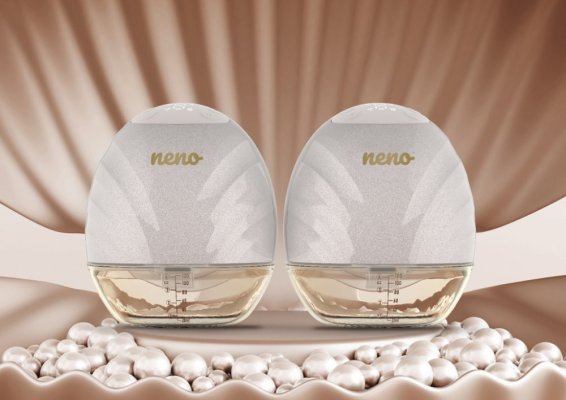 NENO Milchpumpe Duo elektrisch, freihändig, Perla Twin