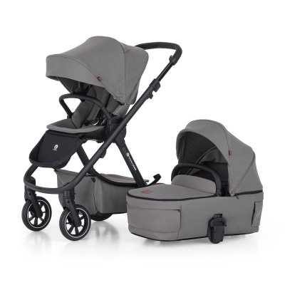 PETITE&MARS SET Kočárek 4v1 ICON Dove Grey XXL RWS + CBX By CYBEX Aton B2 i-Size