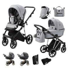 ADAMEX Wózek wielofunkcyjny Belissa Special Edition Grey/Silver