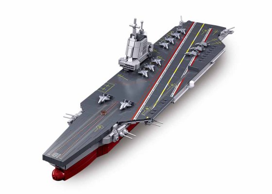 Sluban Model Bricks M38-B1211 Aircraft Carrier Fujian